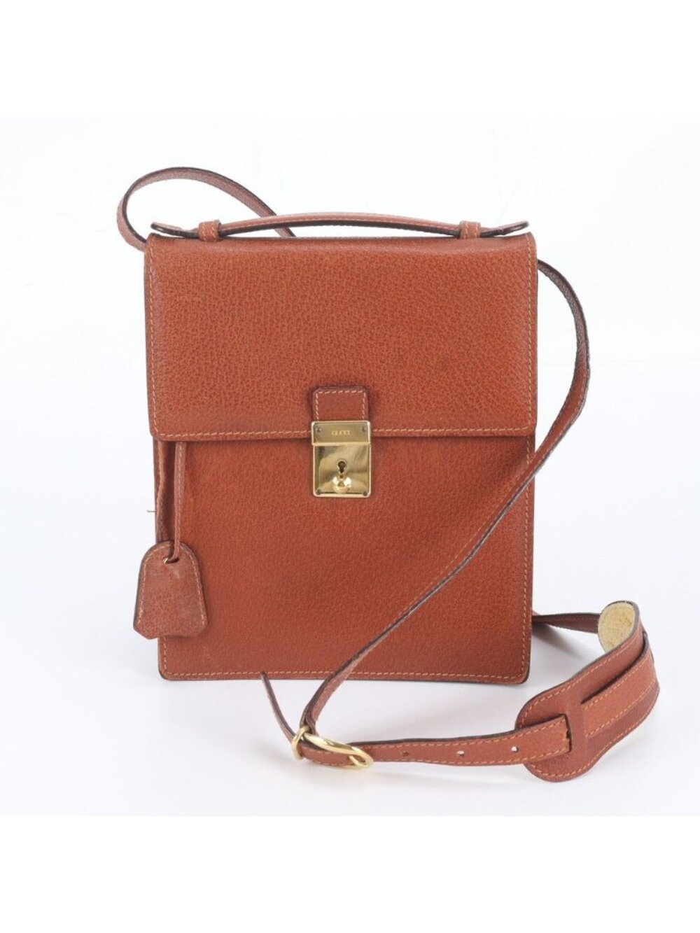 Gucci Vintage Leather Shoulder Bag Crossbody Hand